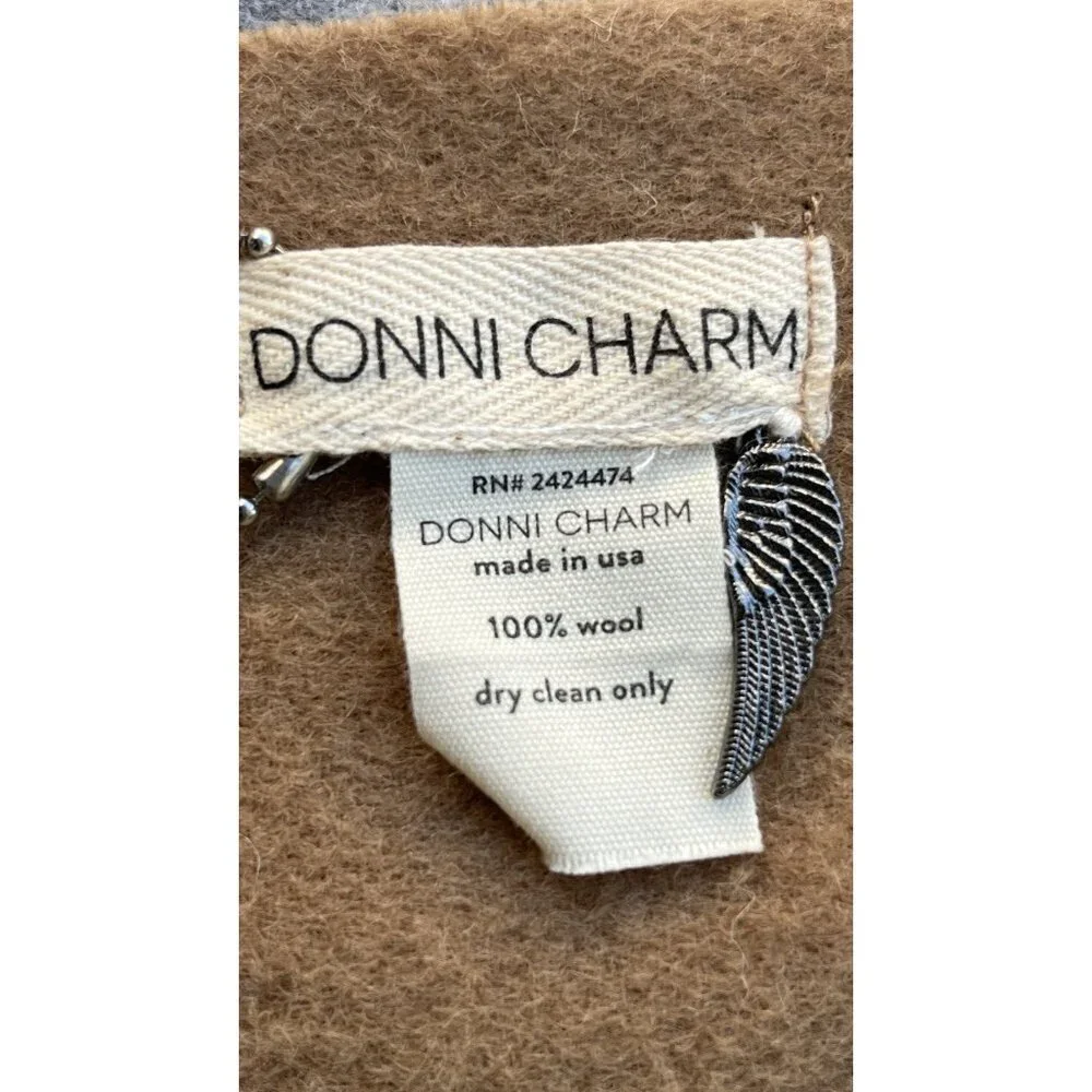 Donni Charm Women's Color Block Scarf One Size Natural Donni Mix Stylish Winter